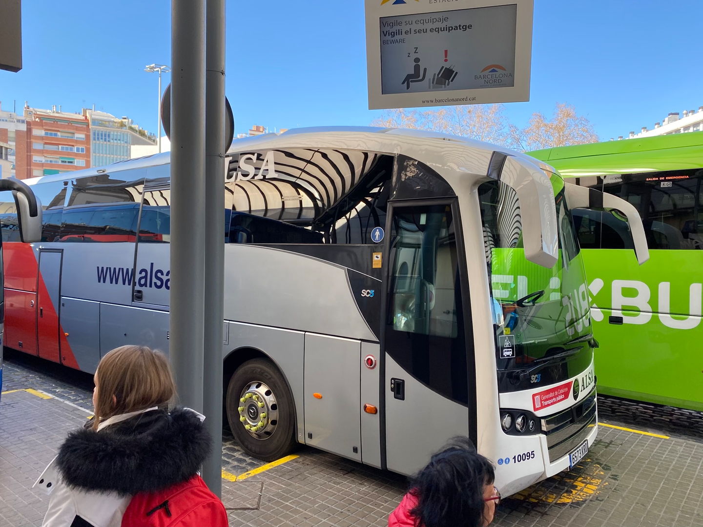 Alsa bus Barcelona Nord