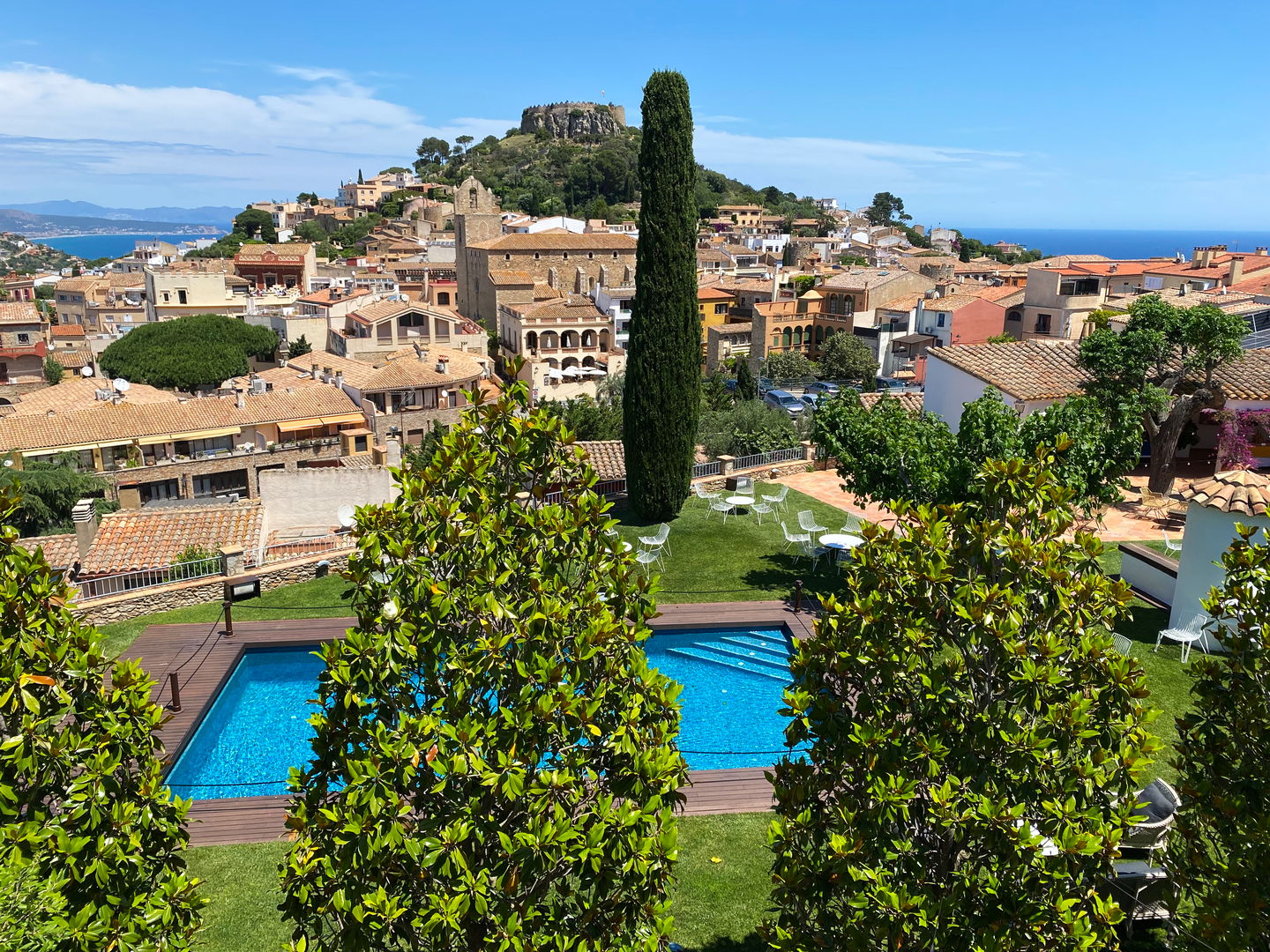 Begur Castle From Viewpoint