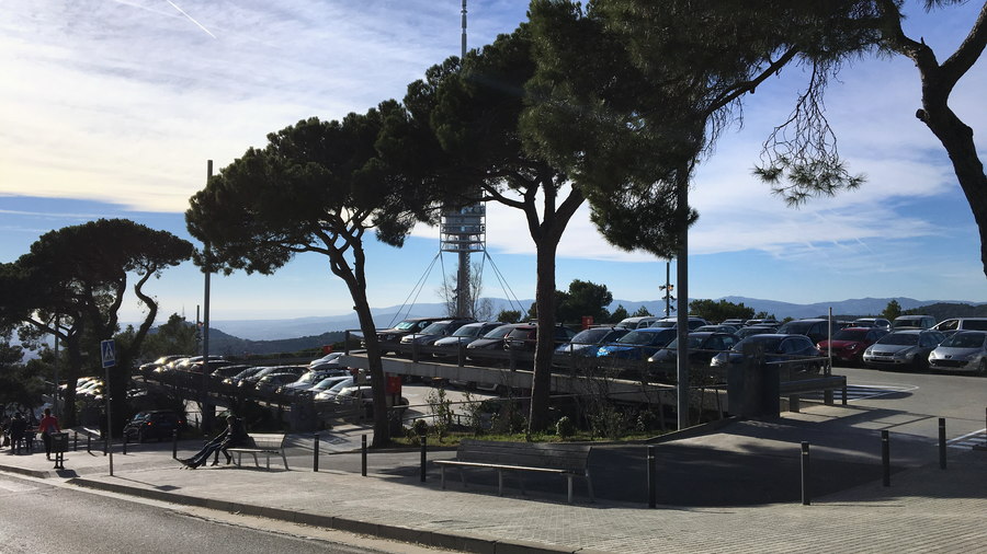 Tibidabo carpark