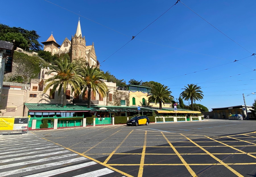Tibidabo funicular base station