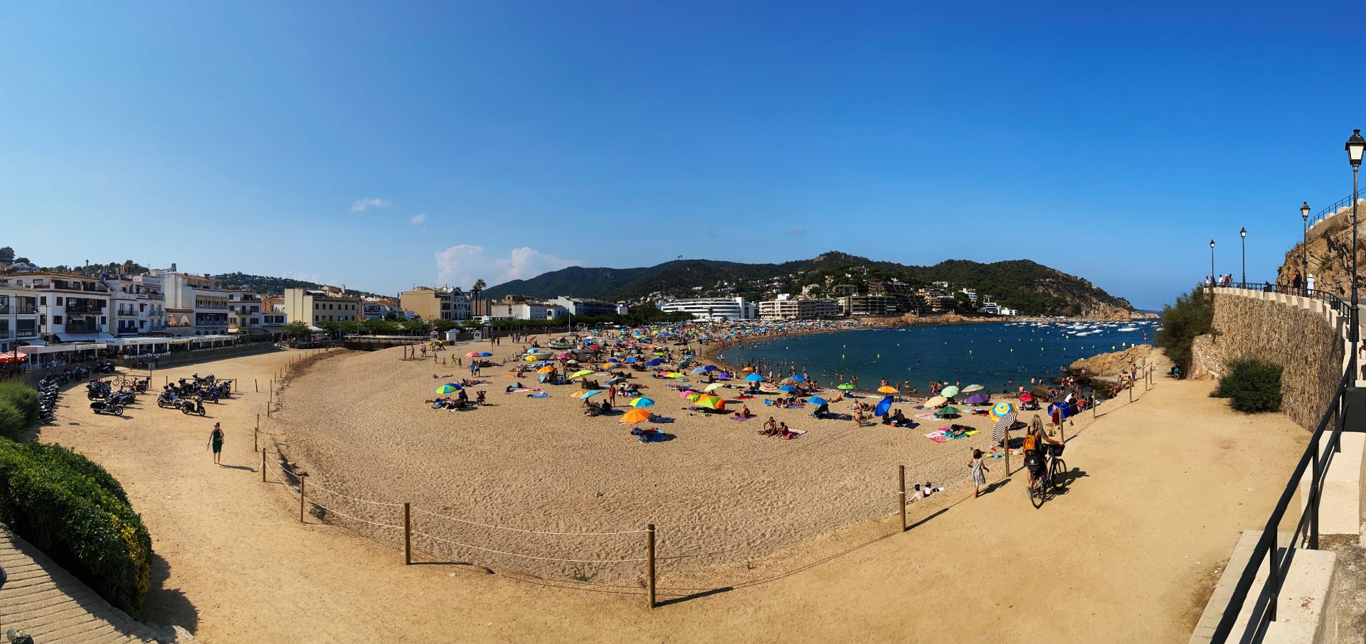 Tossa de Mar panoramic view