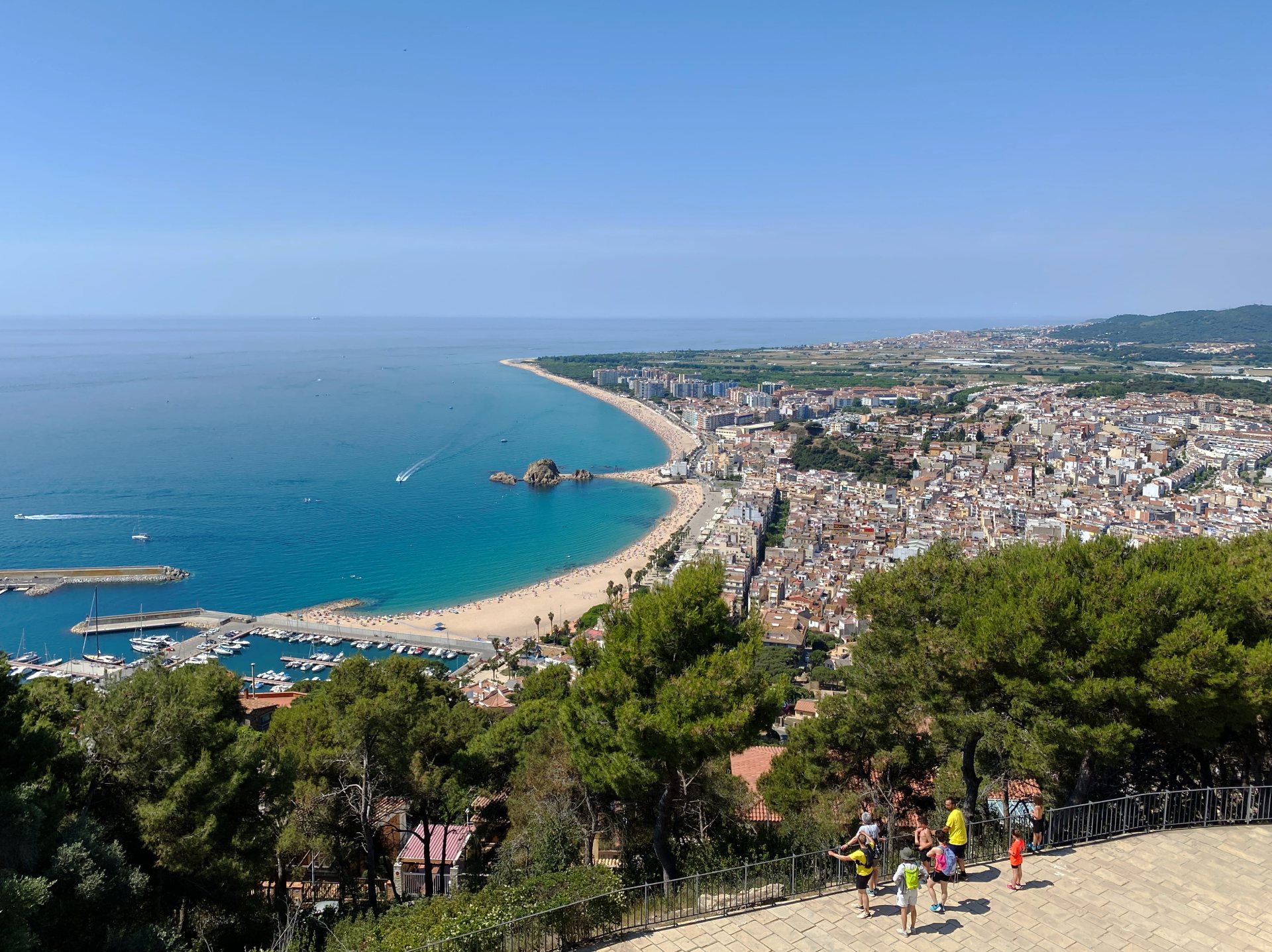 View from Blanes Castle