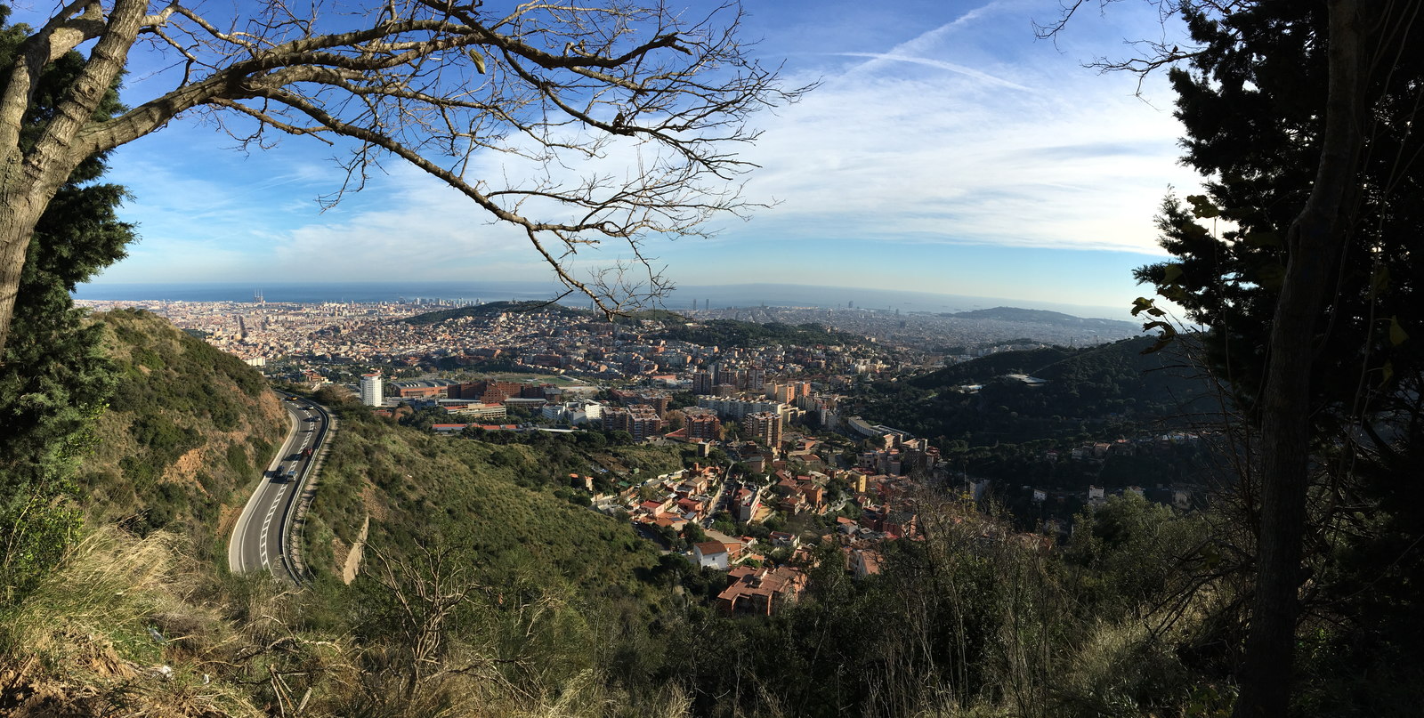 View of Barcelona from Tibidabo