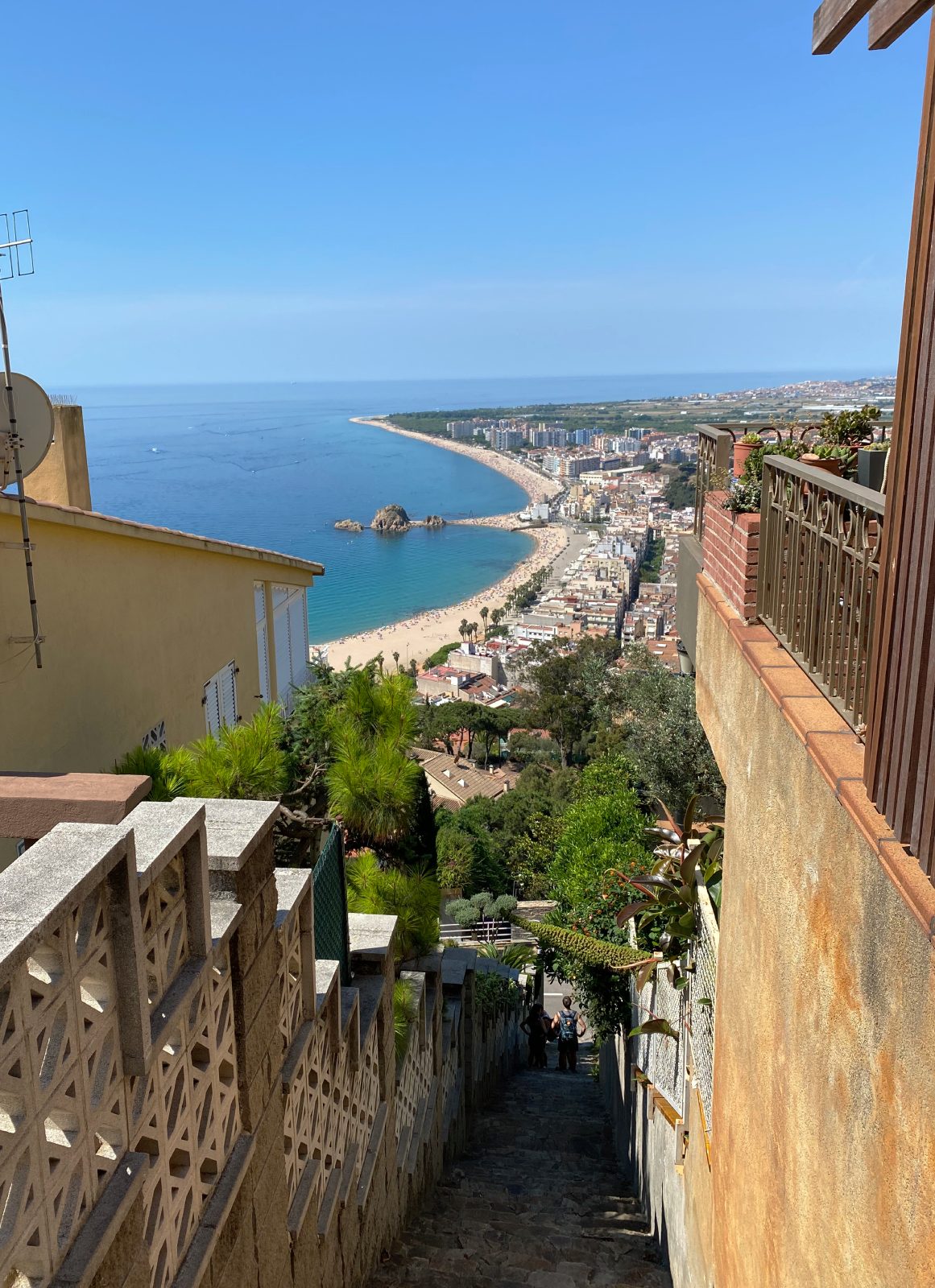 Walk up to Blanes Castle